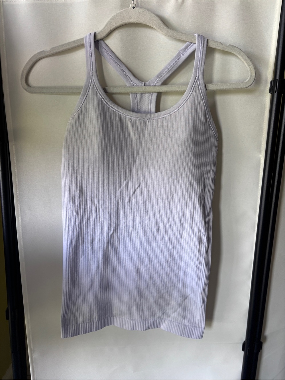 lululemon athletica Ribbed Lavender Cross-Back Tank